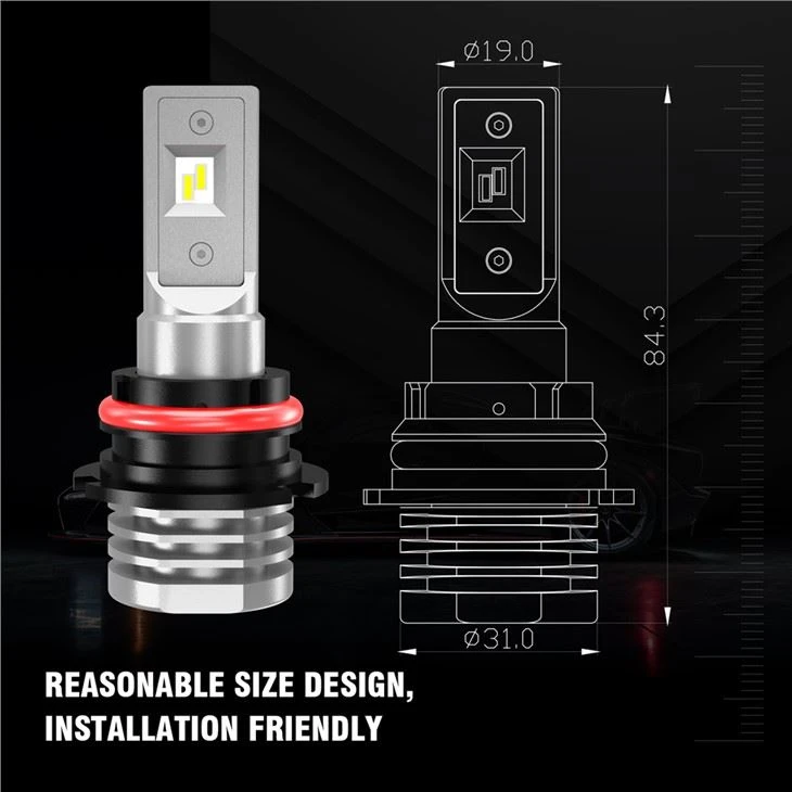 LED Low Beam Headlight Bulbs 9004