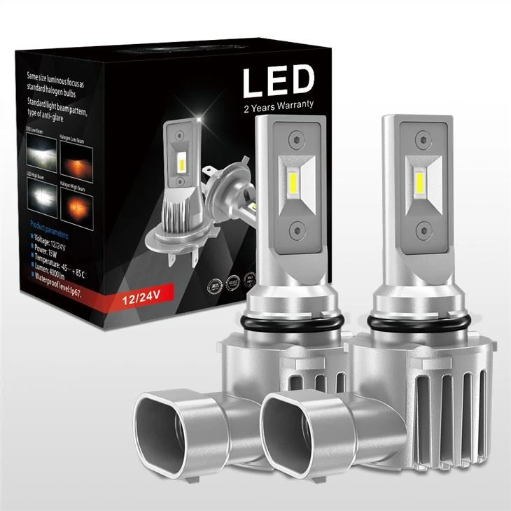 Ofurbjört Led framljós H7 H11 9005 9006 Led þokuljós fyrir bíla 24 mánaða ábyrgð