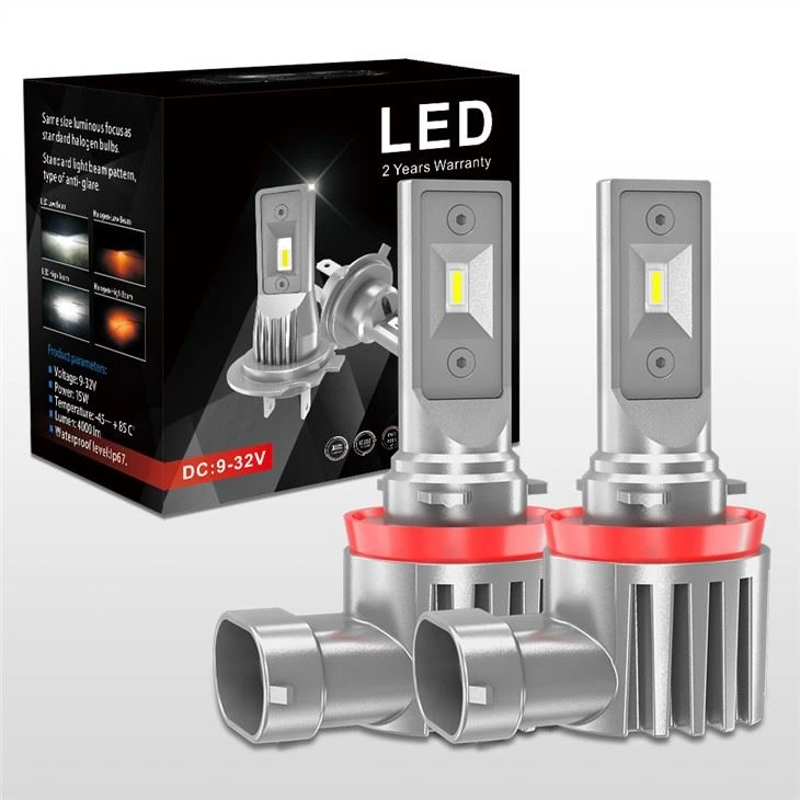 V10P Super Bright H11 LED Framljós Kits