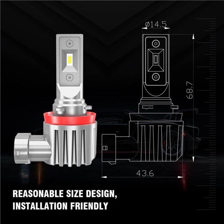 V10P Super Bright H11 LED Headlight Kits