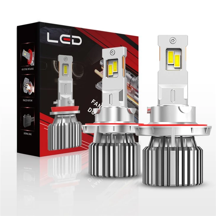 Viftulaust LED framljósasett Plug And Play 6000K Cool White
