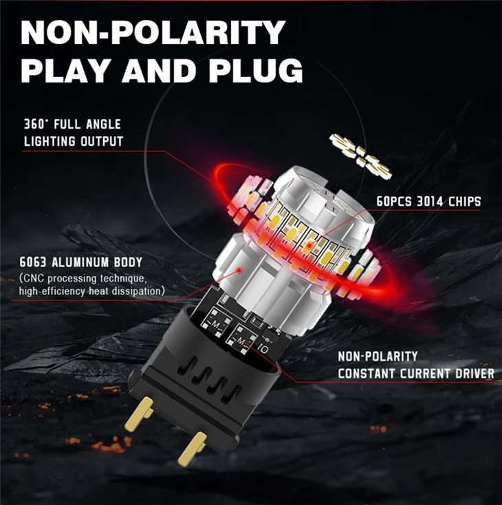 Canbus 550LM G15 48SMD T15 Car LED Bulb Back Up Light