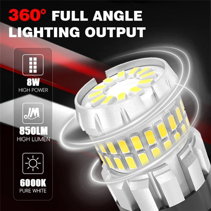 Canbus 550LM G15 48SMD T15 Car LED Bulb Back Up Light