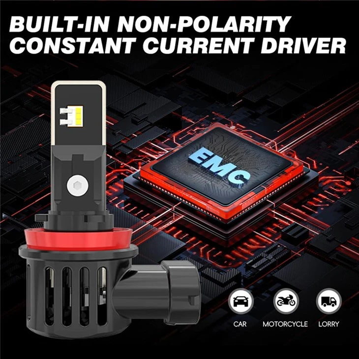 V22 New LED Car Front Light Friendly Installation PSX24